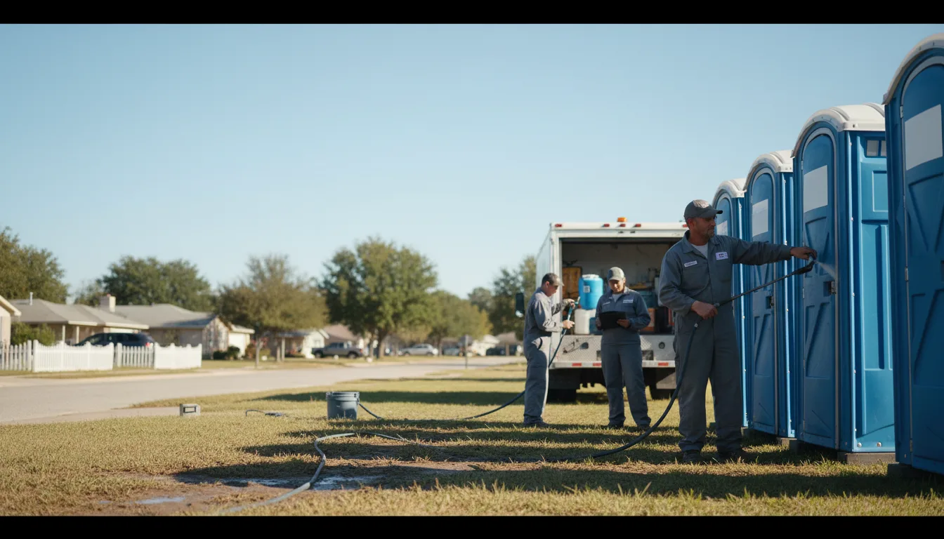 Long-Term Portable Toilet Rental in Clarks Hill, IN near me